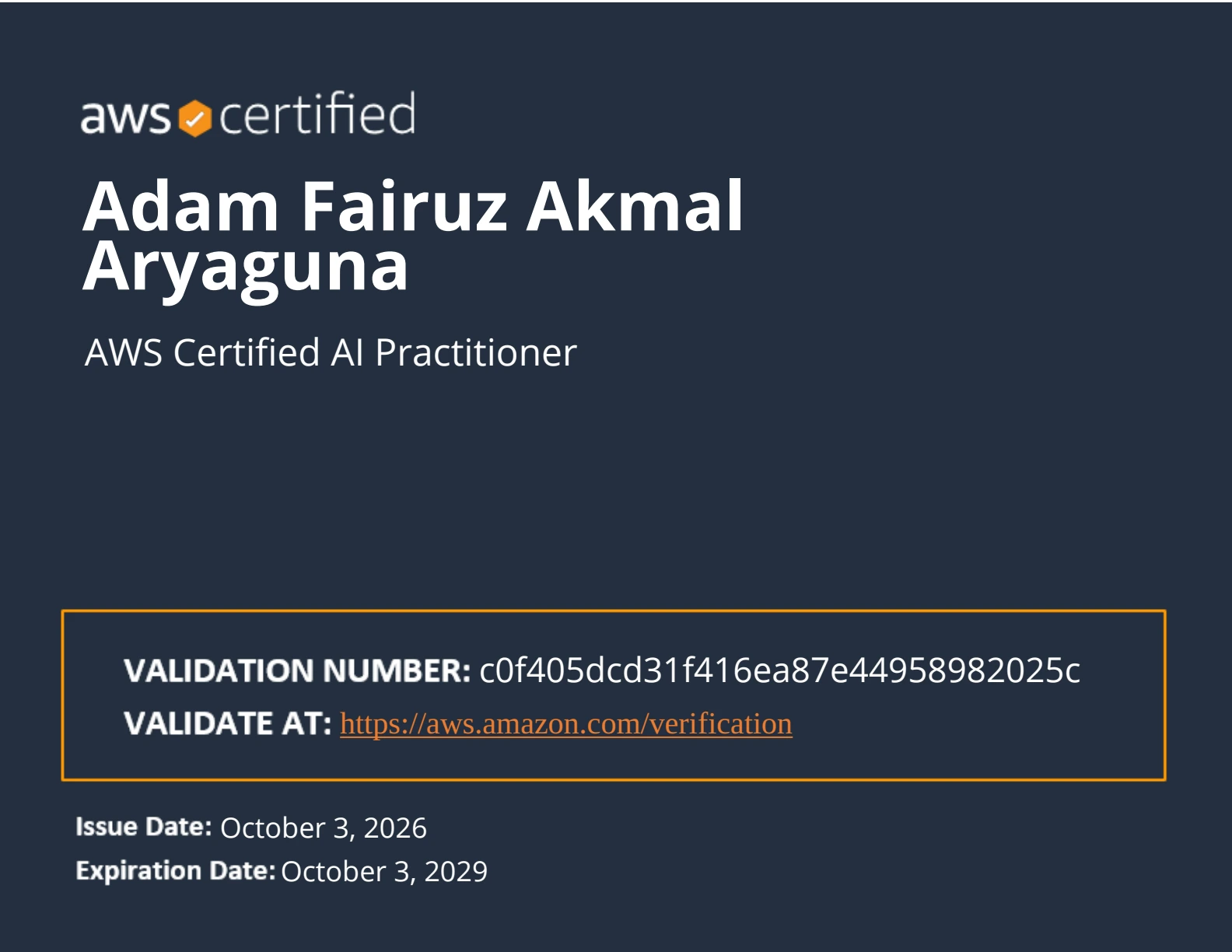 AWS Certified AI Practitioner